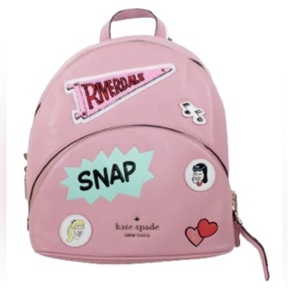 Betty & Veronica x Kate Spade Pink Archie Medium Backpack NWT